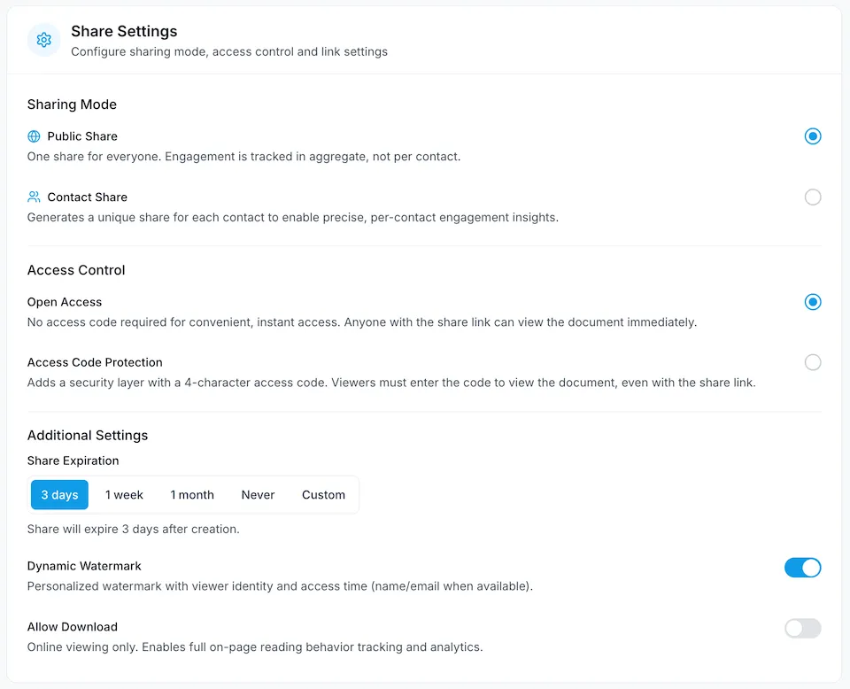 Upload and Configure Your Document preview