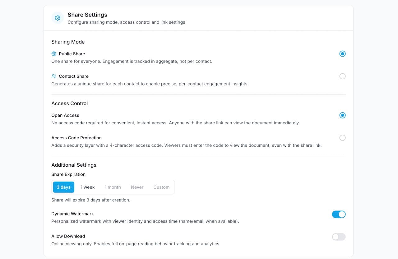 Upload and Configure Your Document preview